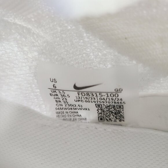 NEW Nike Womens Air Zoom Alphafly NEXT% 3 Running Shoes FD8315-100 Size 6 White - Picture 7 of 8